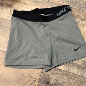 Nike Pro dri-fit shorts. Grey. Medium but fit like a small.